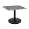Holland Bar Stool Co 30" Tall In/Outdoor All-Season Table, 30" x 30" Square Greystone Top OD214-2230BWOD30SQGryStn - alternate 1